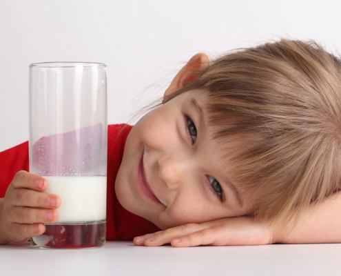 proteina leche vaca niños