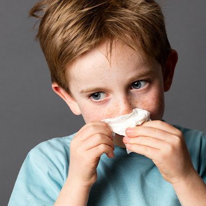 rinitis alérgica en niños
